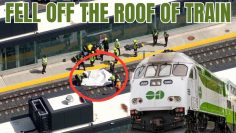 15 Y.O FALLS OFF ROOF of GO Train