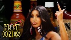 Cardi B Tries Not to Panic While Eating Spicy Wings | Hot Ones