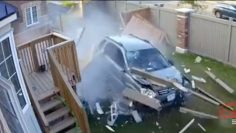 CAUGHT ON CAMERA: Impaired charges after backyard crash in Brampton