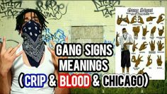 GANG SIGNS MEANINGS (CRIP & BLOOD & CHICAGO)