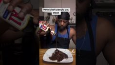 How people eat steak