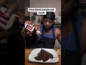 How people eat steak