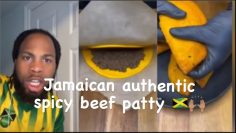 Jamaican spicy beef patty recipe!! @ chefahmedofficial did his thing 🔥🙏🏽