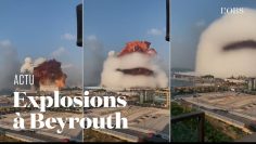 Les premières images des explosions à Beyrouth