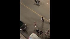 Montreal Street Brawl Bikers vs Street Gang Bataille Montreal 2019 Montreal Fight 2019