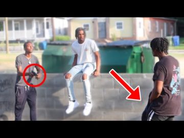 Reaching In My Bag Prank Infront Of Gangsters In HOOD GONE WRONG !