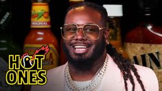 T-Pain Tastes Gas While Eating Spicy Wings | Hot Ones