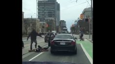 Toronto Fight Road Rage 2 Guys Get Slept