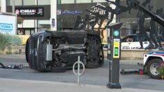 Apparent shooting and road rage in Toronto ends in rollover