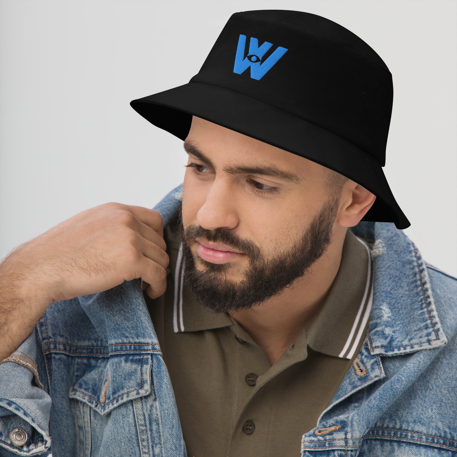 Black & Blue Bucket Hat - Image 2