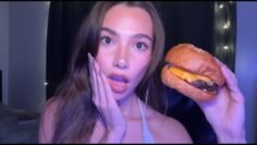 ASMR ~ EATING THE BEST BURGER IN TORONTO + life update