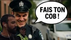 « Fais ton cob ! »: Il filme un policier de St-Michel qui dérape complètement. 👮🗯️💸