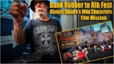 Bank Robbers, Ribs, and Trump Masks: A Dundas Square Adventure Toronto.
