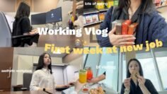 First week at my new job | so much eating 🍽️ & a surprise visitor 🥹 💕