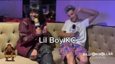 Lil Boy KC chops it up with Chuckie B. backstage #StillTippin