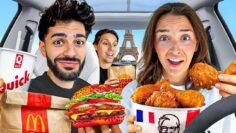 DES QUÉBÉCOIS TESTENT LES FAST-FOOD DE LA FRANCE ! (en voiture…)